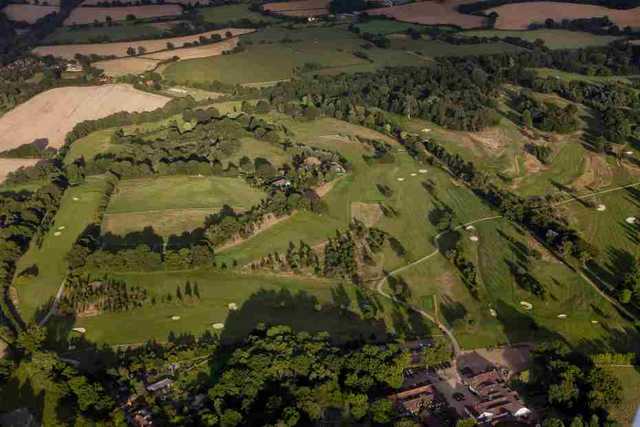 Aerial view of the Princes course