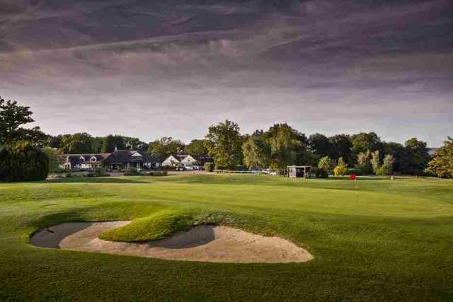 Bunker on the Championship course at Hever Castle