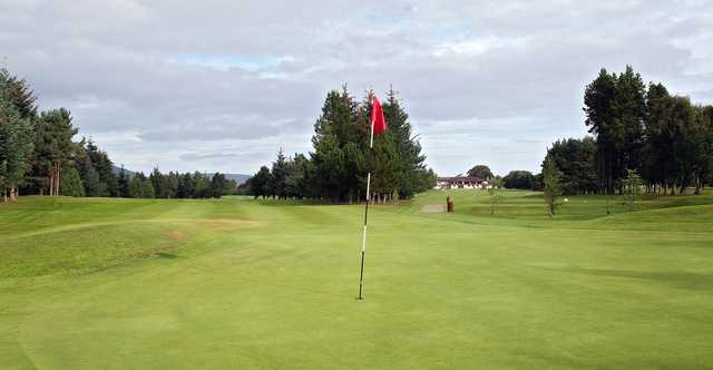 The 17th green at Inverness Golf Club.
