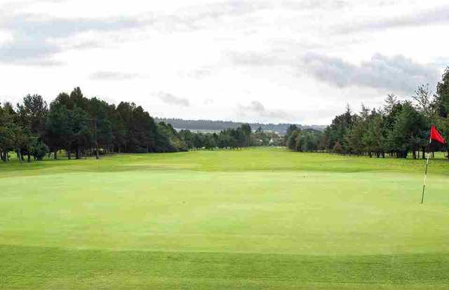 The 18th hole at Inverness Golf Club