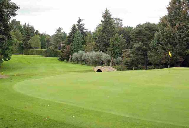 The 9th hole at Inverness GC