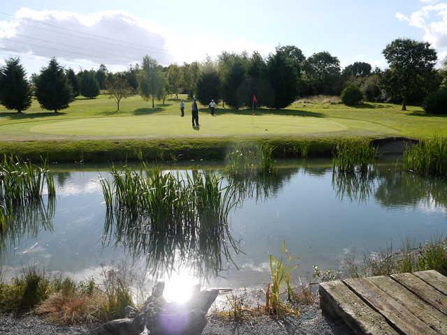 Pond on the course at Aylesbury Vale Golf Club