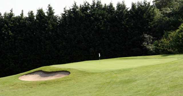 The 15th green at Flackwell Heath Golf Club