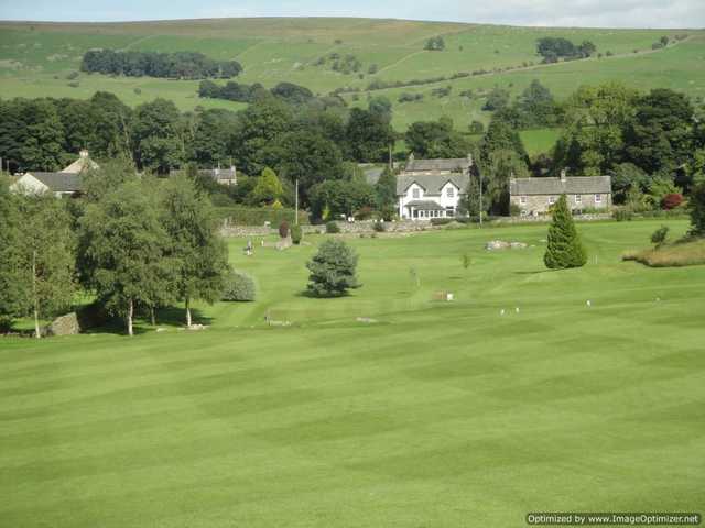 View of the 1st green at Casterton Golf Club