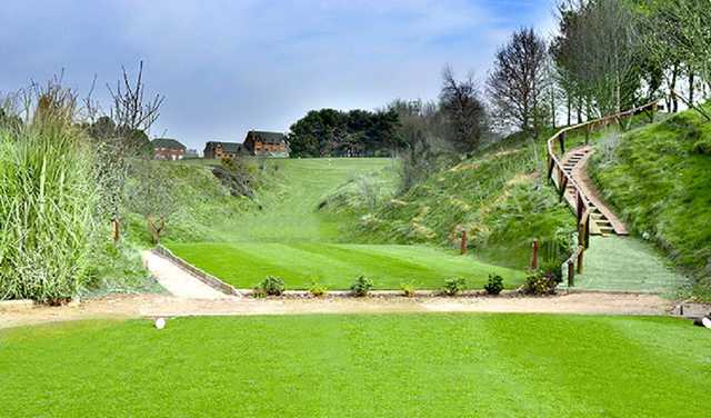 The 2nd hole at Dukinfield Golf Club