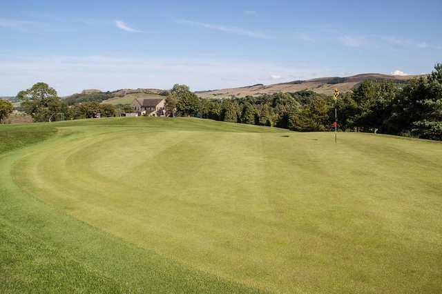 Hole with a view at the Skipton golf course