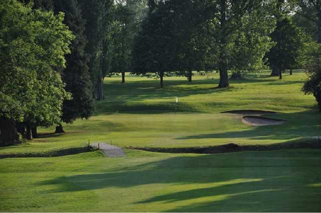 The 13th hole of the Hearsall golf course