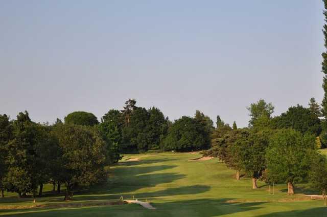 The 15th hole of the Hearsall golf course