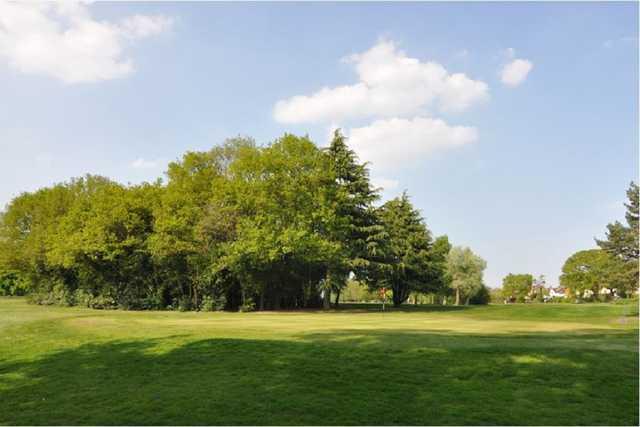 Hearsall golf course's second hole