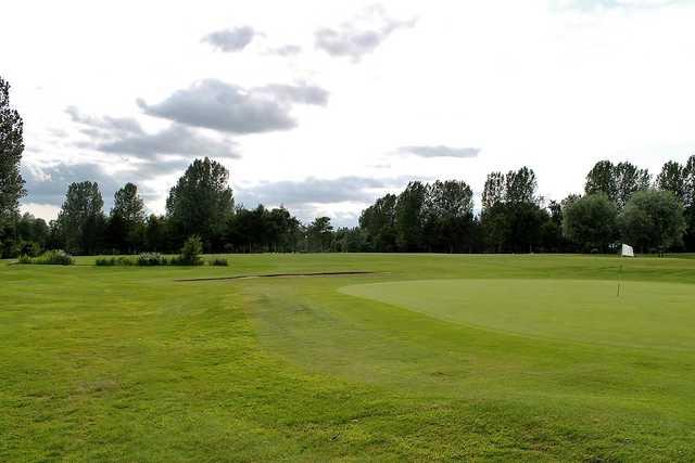 A view of the parkland Drax golf course