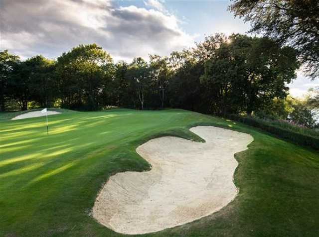 Bunkers at the Sand Moor golf course