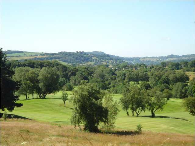 The castle view of Matlock Golf Course