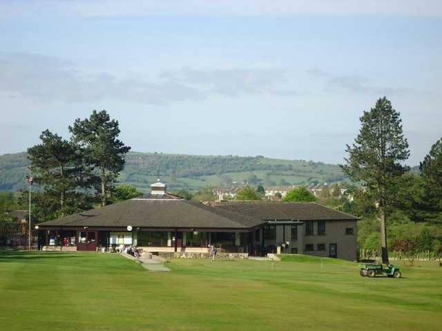 View of the clubhouse at Matlock GC