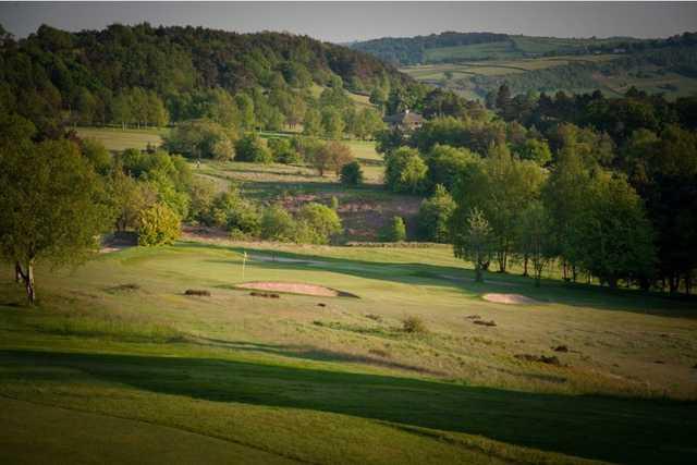 A fantastic view of the landscape surrounding Matlock golf course