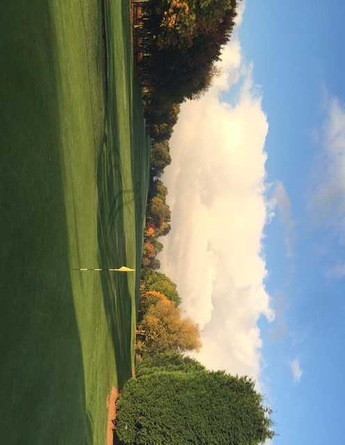 The final greens of the golf course