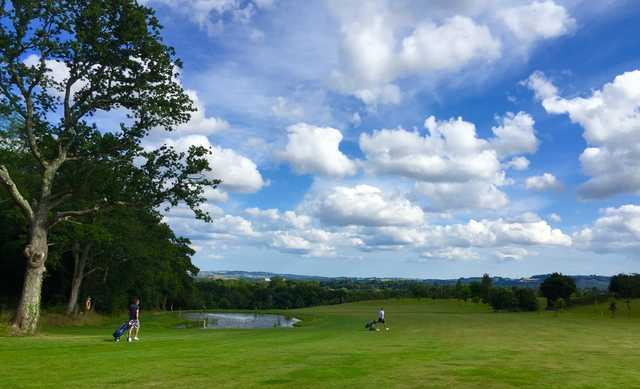 Fairway on the Bovey Tracey Golf Course