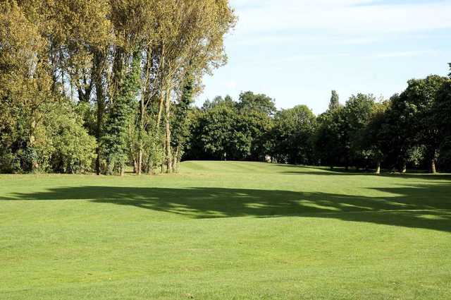 The fairway at Springhead Park Golf Course