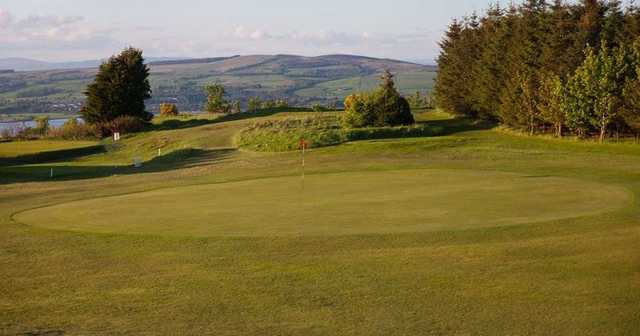 A look back from the 17th green at Port Glasgow Golf Club