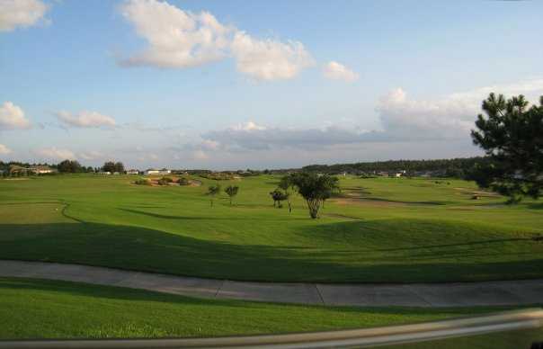 A view from behind the 15th green at Highlands Reserve Golf Club