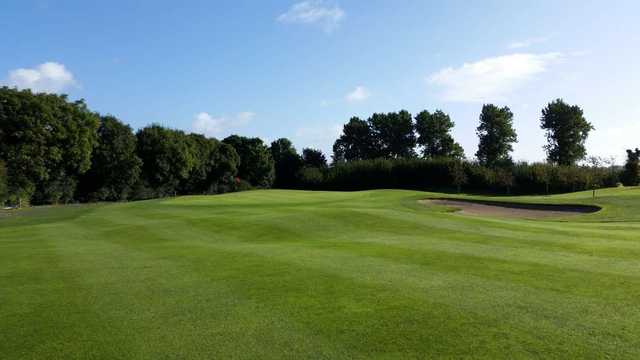 Approaching the green at Grange Castle Golf Club