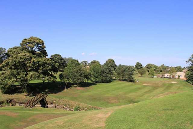 The Double green is the 15th hole of the Uphall Golf Course