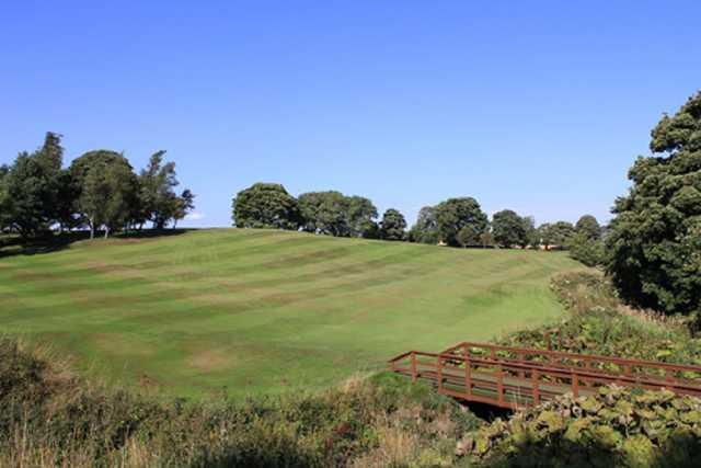 A landscape shot of the 2nd hole fairway