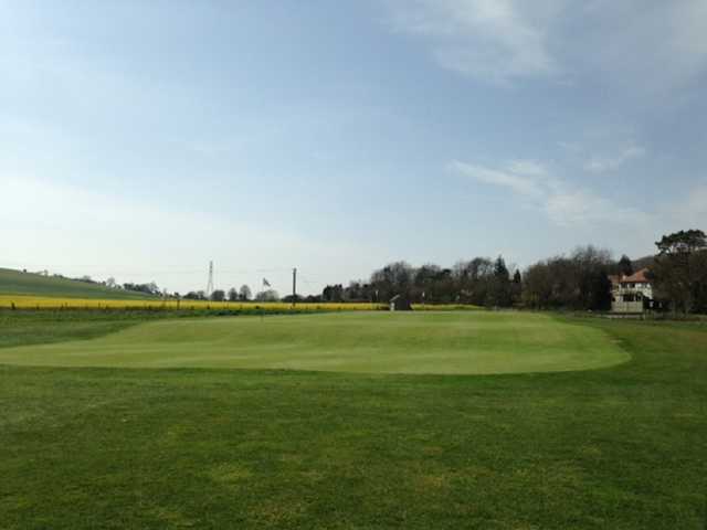 A fairway on the Etchinghill Golf Course