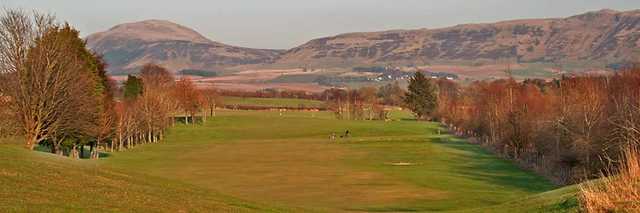 The scenic 4th hole at Milnathort Golf Club