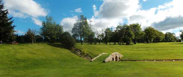 The bridge on the 9th hole at Kilsyth Lennox Golf Club