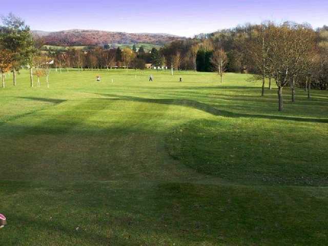 Builth Wells golf course fairways