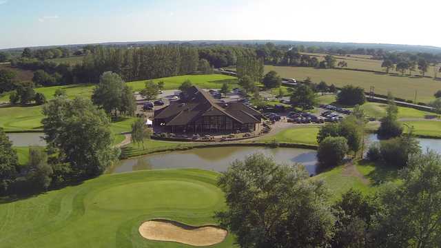 An aerial vew of the Weald of Kent clubhouse