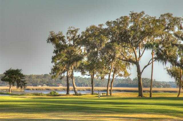 A view of the 5th fairway at Heritage Oaks Golf Club