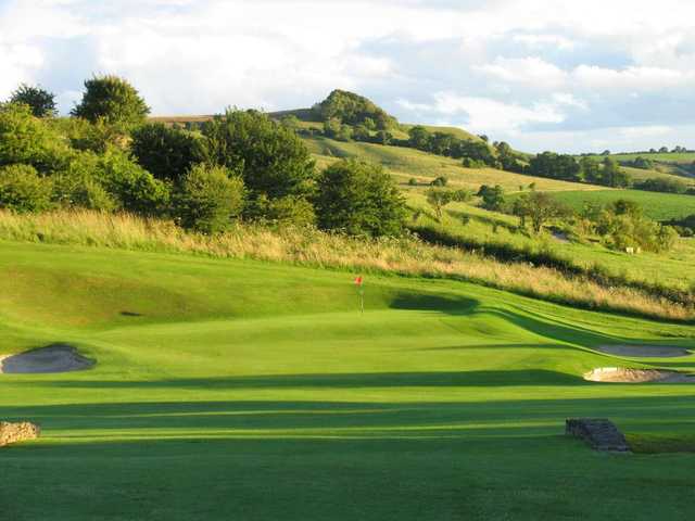 The 13th green at North Wilts Golf Club