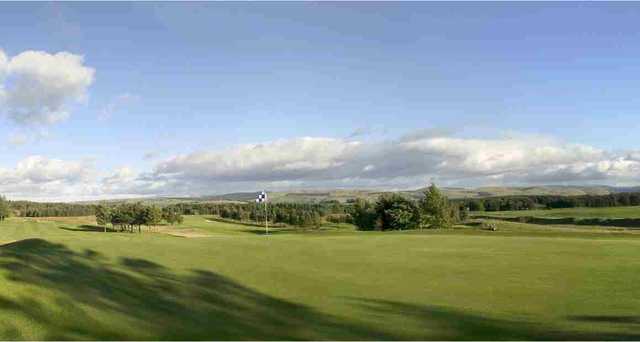 The 7th hole on the West Linton Golf Course