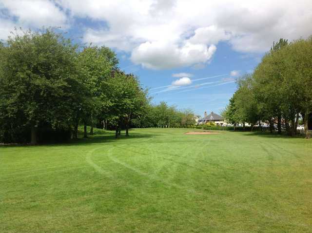 The final hole on the Runcorn Golf Course