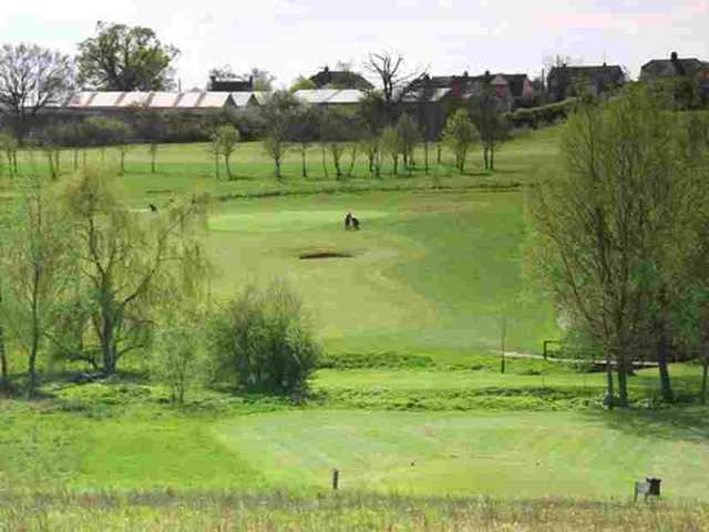 The 2nd hole at Notleys GC