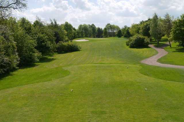 The par-3 3rd hole at Thirsk and Northallerton Golf Course