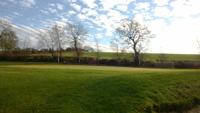 A view of a hole at Bridgend Golf Club