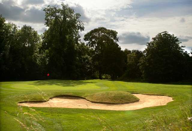 Bunkers on the golf course