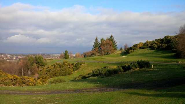 Fantastic scenery from the tee at Swanston New Golf Course