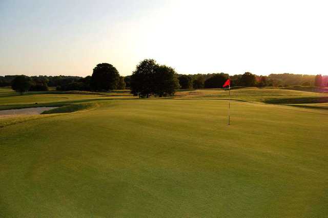 Slick greens on the Dukes Course