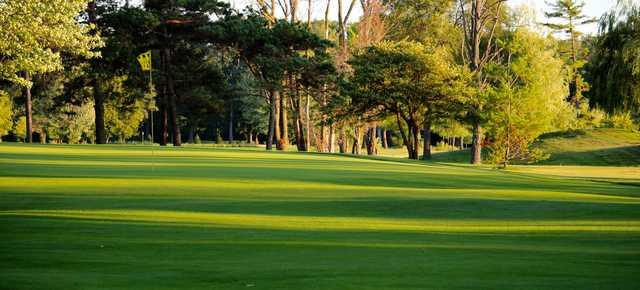 A view of a hole at Huron Oaks Golf Course