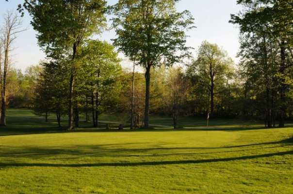 A view of the 5th green at Grand Valley Golf Course