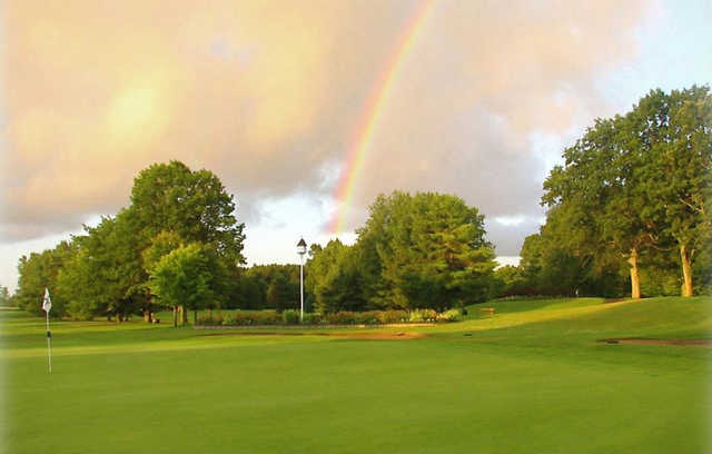 A view of green #9 at Park from Bonaire Golf and Country Club