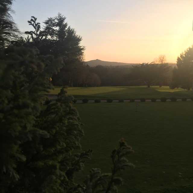 View of a green at Halesowen Golf Club