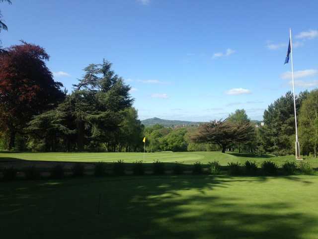 View of the finishing hole at Halesowen Golf Club