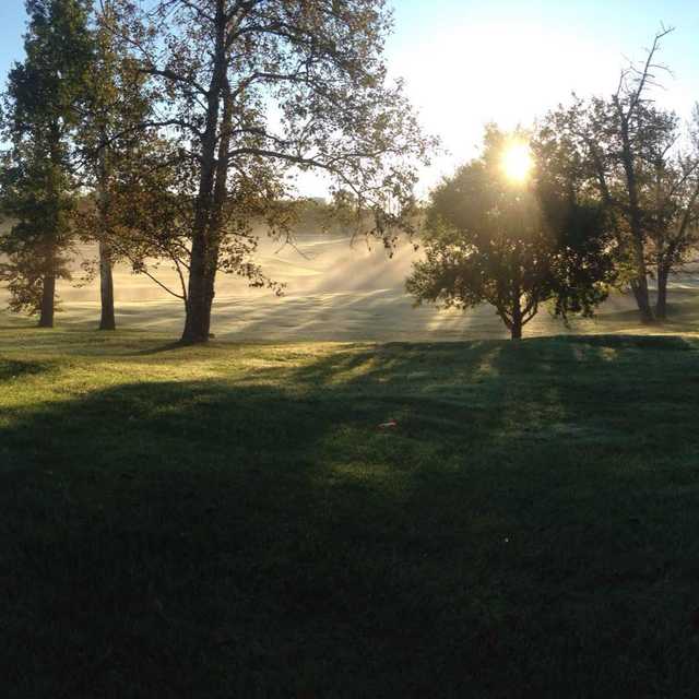 A sunny day  view from Kapuskasing Golf Club