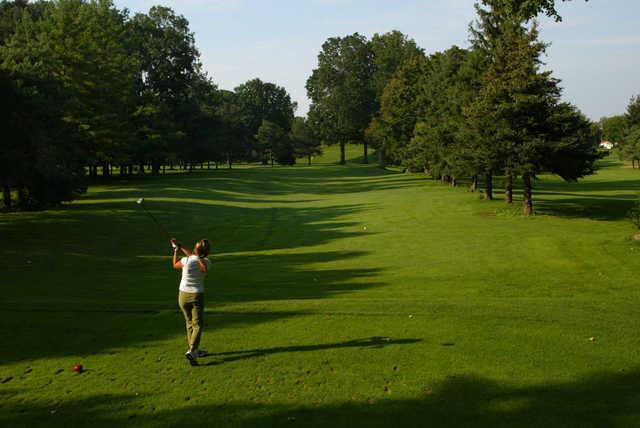 A view from the red tee at East Park Golf Gardens