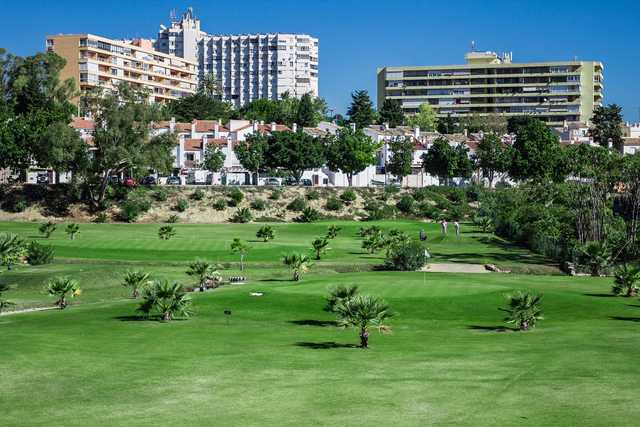 A view of a green at Miguel Angel Jimenez Golf Academy