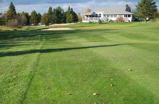 A view of the clubhouse at Clear Springs Golf Course
